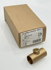 NIBCO 712  11/4X11/4X1/2 REDUCING TEE,CAST BRONCE,C X C X F  BOX OF 10