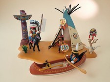 Playmobil 4012 Super Set Indianer Zelt Western komplett Inkl OVP und Anleitung