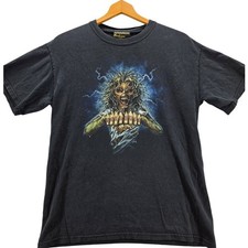 Iron Maiden Tshirt Exclusive Clothing Fan Club 2008 Rock Metal Knuckle Med
