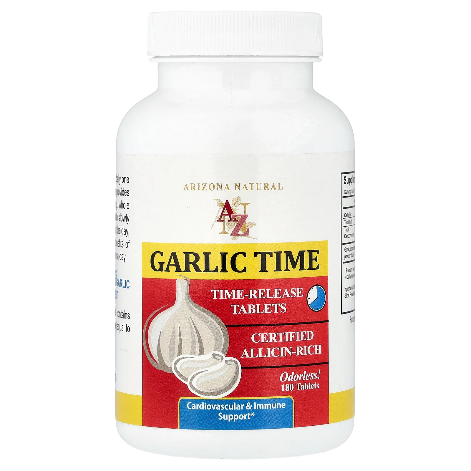 Garlic Time, 600 mg , 180 Tablets