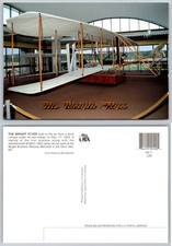 Wright Flyer Replica Postcard Wright Brothers Memorial Kill Devil Hills NC