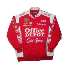 Vtg NASCAR Chase Authentics Jacket Office Depot Old Spice Tony Stewart Mens 3XL