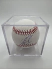 OZZIE ALBIES W/#1 BECKETT AUTHENTICATED STICKER SIGNED MINT BASEBALL