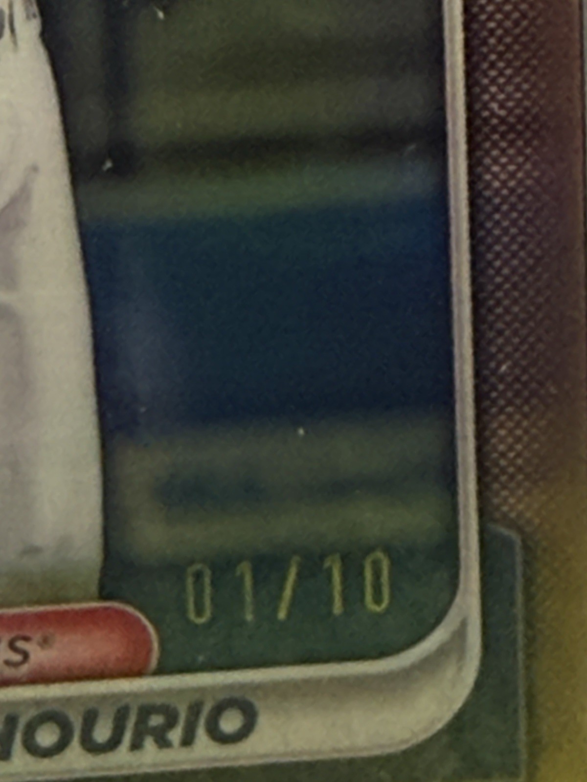 2024 Bowman Draft Byron Chourio Rose Gold /10 PSA 9 – 01/10 view 2