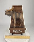 Vintage Olympia Beer Moose Wall Mount Sign- Wildlife Series 3D Animal Display Ad
