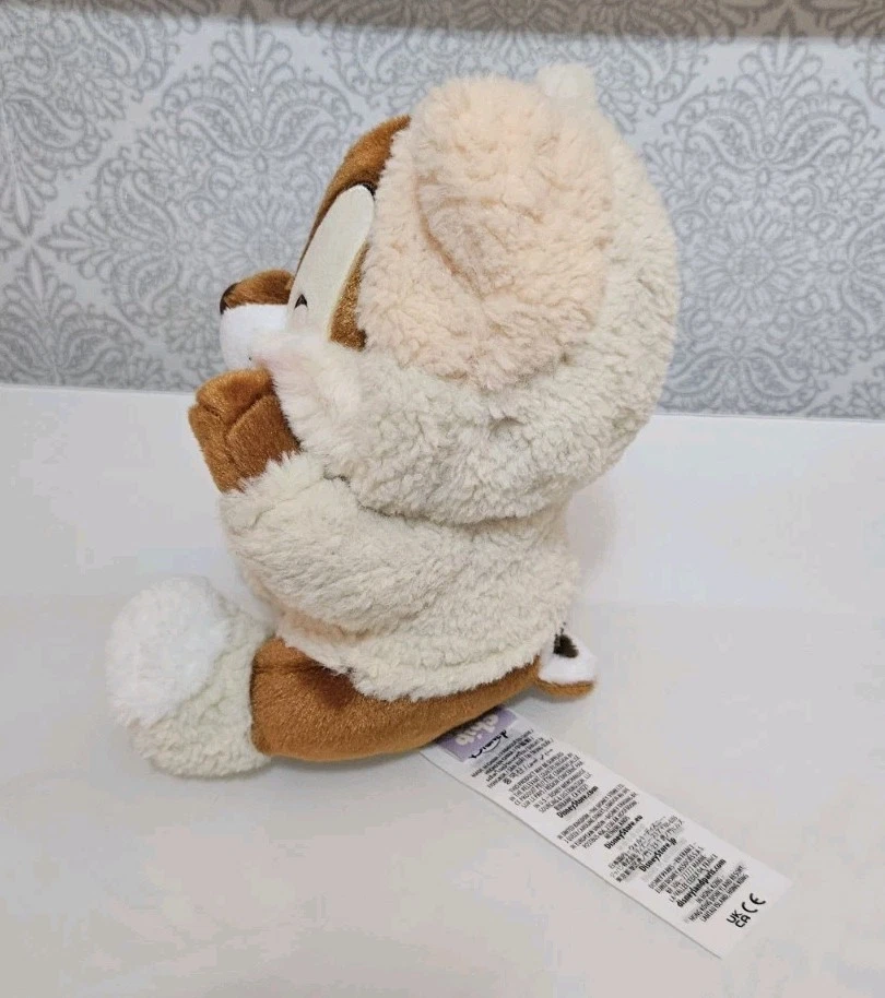 Disney - Chip and Dale In Cosy Outfits Medium Soft Toy . Chip n Dale  - Image 3 of 4