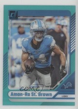 2024 Panini Clearly Donruss Teal Amon-Ra St Brown #19 2o7