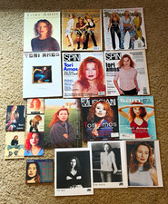Vintage Tori Amos 90s Memorabilia Lot Pristine - Biography Music Photos Mag