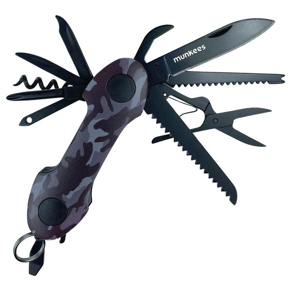 Munkees Fisch-SchlüSselanhäNger Mit FlaschenöFfner | Perfekt FüR Angler!-image