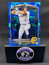 EASTON CARMICHAEL 2025 Bowman Chrome 1ST SAPPHIRE #BDC-50