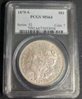 1879-S Morgan Dollar S$1 - PCGS MS64 - Series: 52 Coin: 7