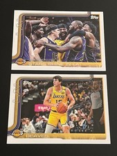 (2) 2025-26 Topps Showtime! Austin Reaves/LeBron James #293 + Austin Reaves #151