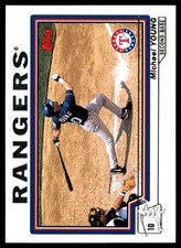 Michael Young 2004 Topps #41 Texas Rangers MLB READ FREE SHIPPING AutographDen