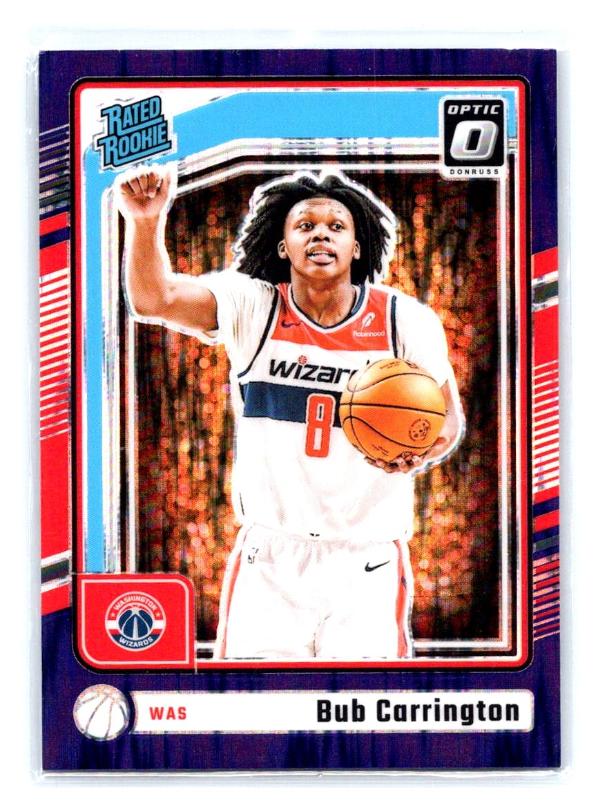 2024-25 Donruss Optic #273 Bub Carrington Purple