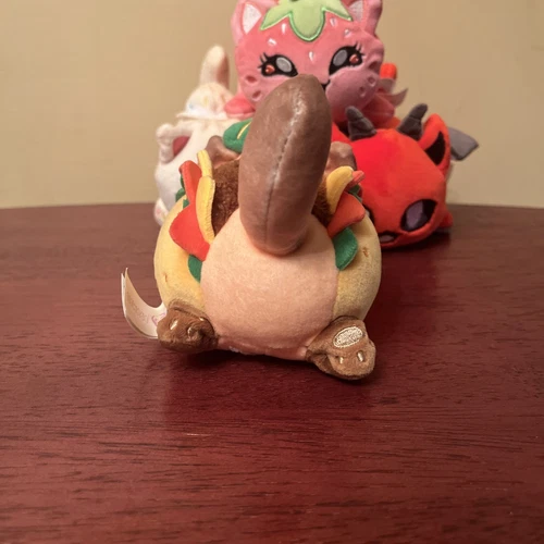 4 APHMAU Meemeows Plush Devil Ice Cream Taco And Strawberry - Imagen 4 de 24