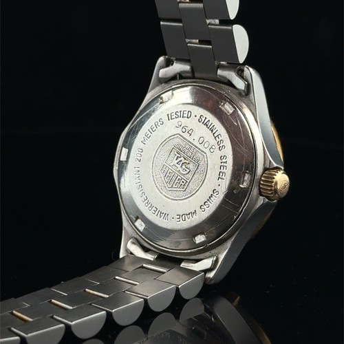 TAG HEUER 2000 professional 964.008 Quartz Women Watch St.Steel Gold Date 200M - Picture 10 of 10