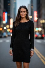 VINCE CAMUTO Women Black Dress 12