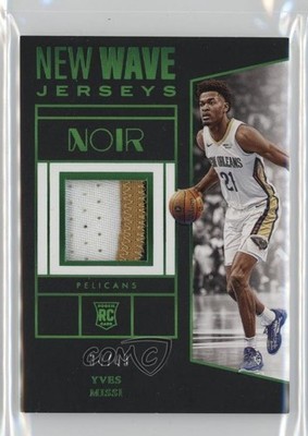 2024-25 Panini Noir New Wave Jerseys Holo Green 34/49 Yves Missi Rookie RC 2oh