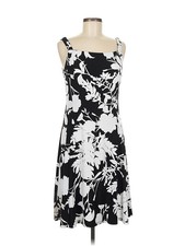 Chaps Women Black Casual Dress 6