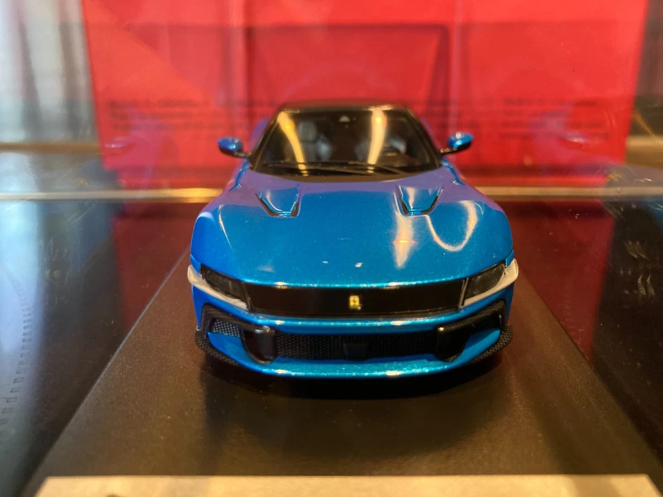 FERRARI 12 CILINDRI BLU CORSA 1/43 LOOKSMART LS553G - Photo 4/4