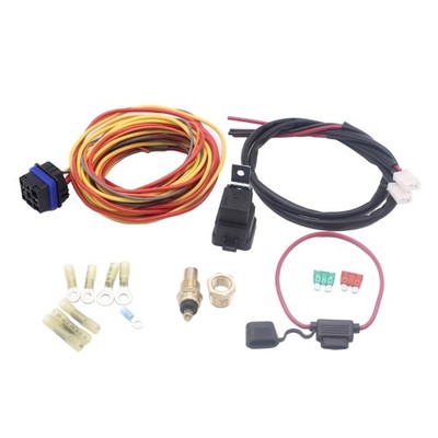 185/165 Degree 40AMP Temperature Controller Wire Harness RelaySet Durable