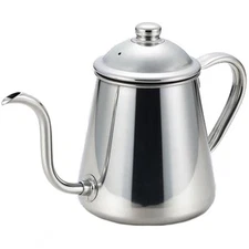 Takahiro Coffee Drip Pot 0.9L 18-8 Stainless IH Compatible Tea Kettle Japan