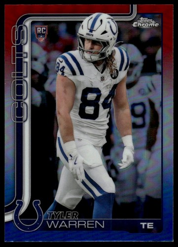 Tyler Warren [Topps Refractor] #346 2025 Topps Chrome card