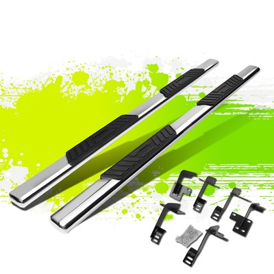 5''Oval Polished Side Step Nerf Bar Running Board L+R for Ram 1500 Crew Cab 19-20