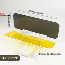 SEAMETAL 1Pc Car Sun Visor UV Blocking anti Glare Sun Shade Polarized Anti-Dazzl