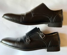 Topman Black Leather Upper Formal Shoes Mens Size 11 Boxed