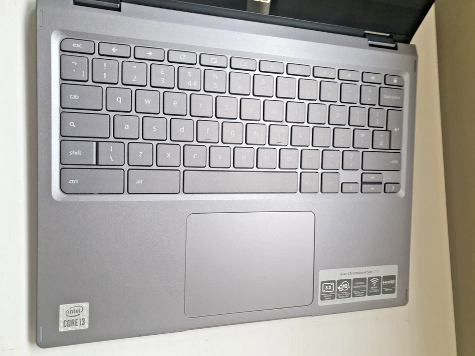 Acer Chromebook Spin CP713-2W-393J, i3-10110U, 8GB, 128GB, QHD2256*1504 - Image 2 of 4