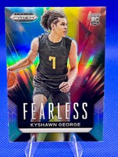 2024 Panini Prizm Draft Picks Kyshawn George Fearless Silver RC #15 Wizards