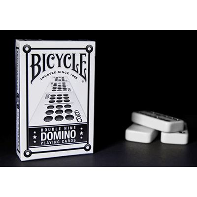 Bicycle Double Nine Domino Cards by USPCC playing cards deck gaff board game - Afbeelding 1 van 4