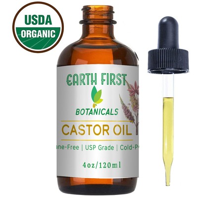 Usda Organic Castor Oil Fuller Eyelashes And Eyebrows Moisturize Dry Skin Ebay