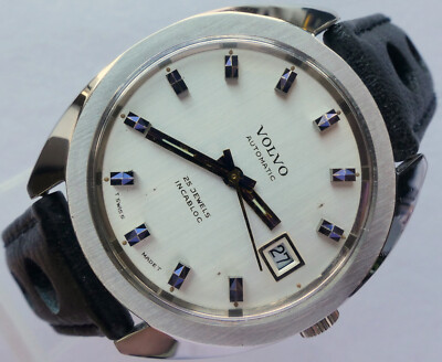 Volvo Vintage Classic Driver Pilot Sport Car Accessory Bauhaus Automatic Watch