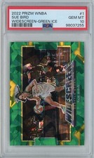 2022 Panini Prizm WNBA Widescreen 1 Sue Bird Green Ice PSA 10 Gem Mint POP 1