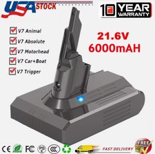 6000mAh 21.6V Replacement Battery for Dyson V7 Animal V7 Extra V7 Trigger