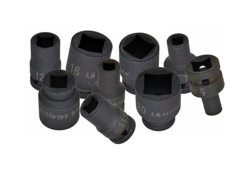 5-13mm 9pc 1/2" Dr. 4PT 4 Point Socket Set for Square Bolt Nut Pipe Plug