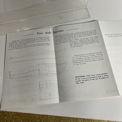 Camden Shipbuilding Co. Sea Street Camden Maine - ausklappbare Broschüre/Katalog RAR - Bild 18 von 19