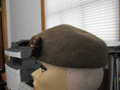 50s/60s Vintage lite Brn Hat made from Beaver | eBay