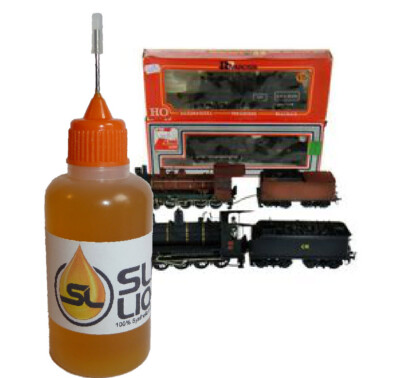 Slick Liquid Lube Bearings 100% Synthetic Oil for HO Lima or Any Trains Model RR