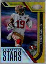 2022 Certified Certified Stars Mirror Gold #19 Deebo Samuel /25