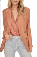 ASTR The Label Allegra Oversized Double Breasted Blazer Suit Jacket XS