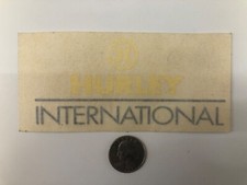 NEW HURLEY CLOTHING VINTAGE 90’S SURF SURFING SURFBOARD THERMAL DIECUT STICKER