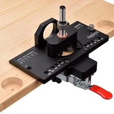 Metal Concealed Hinge Jig with Quick Clamp and Dust Vacuum Adapter Concealed ...