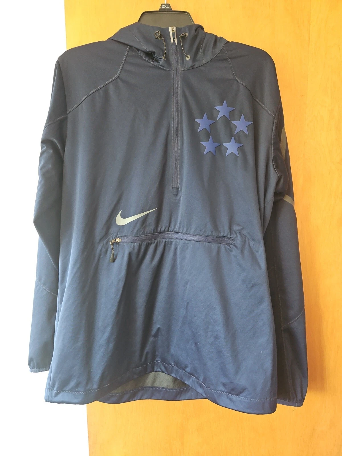 Nike 5 Star Pullover Hooded Waterproof Jacket Mens Medium
