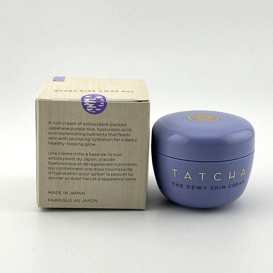 Crema para piel Tatcha The Dewy - 0,34 oz / 10 ml - Nuevo tamaño de viaje Foto 2 de 2