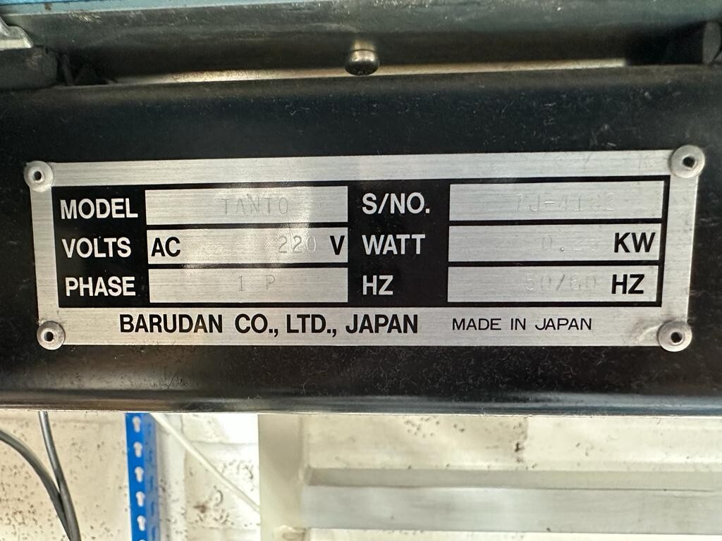 Barudan Tanto industrial 9 Needle embroidery machine eBay