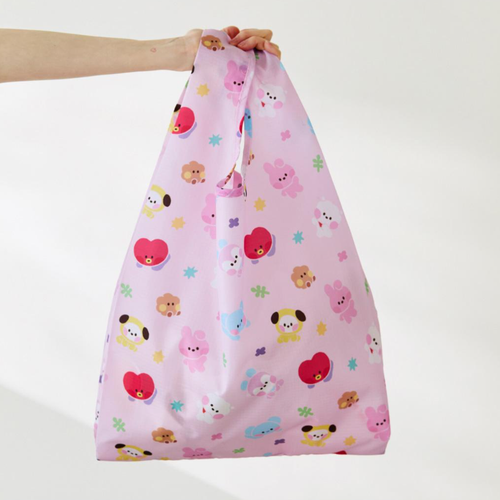 BT21 Character minini Foldable Reusable Bag Scout ver. Official K-POP Goods - Picture 4 of 5