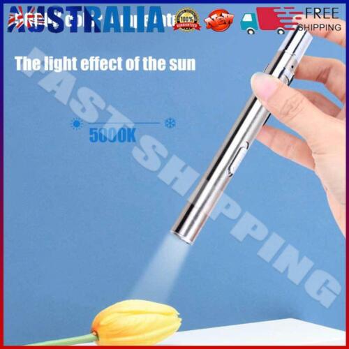 AU USB Charging LED Flashlight Medical Hand Pen Light Mini Clip Pocket Nursing L - Picture 1 of 11